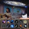 Galaxy Projector, 13 in 1 Planetarium Star Projector Realistic Starry Sky Night Light with Solar System Constellation Moon