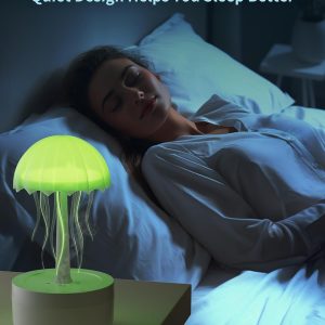 Jellyfish Dance Aromatherapy Essential Oil Diffuser, Ingenious Cute Small Humidifier with 7 Colors Night Light