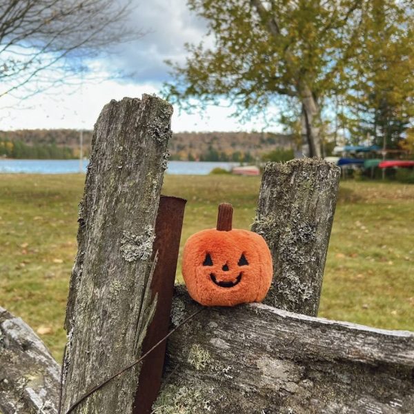 Ooky Jack O'Lantern Stuffed Toy, Spooky Halloween Plush