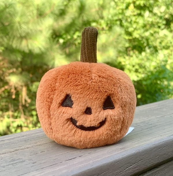 Ooky Jack O'Lantern Stuffed Toy, Spooky Halloween Plush